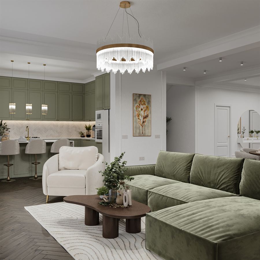 Casa Salvia — proiect de design interior, Casa familiala · Clasic reinterpretat
