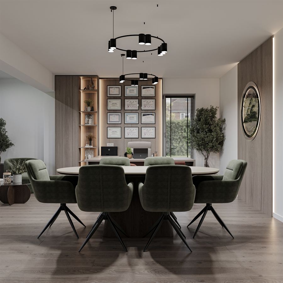 Sediu de birouri — proiect de design interior, Spatiu comercial · Office